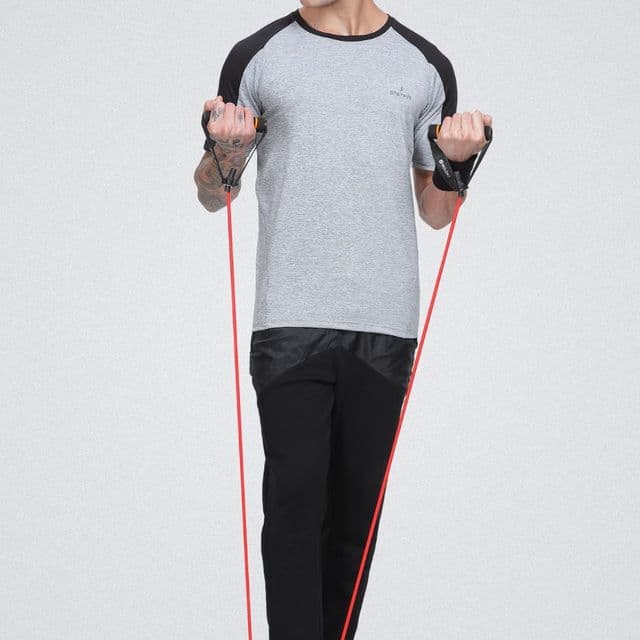 Gym & Sports T Shirt Grey & Black
