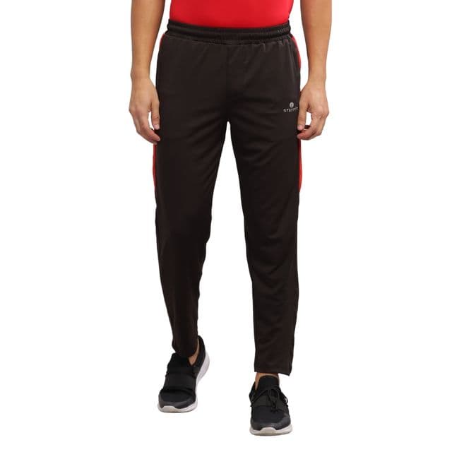 Men Track Pants Black Jet