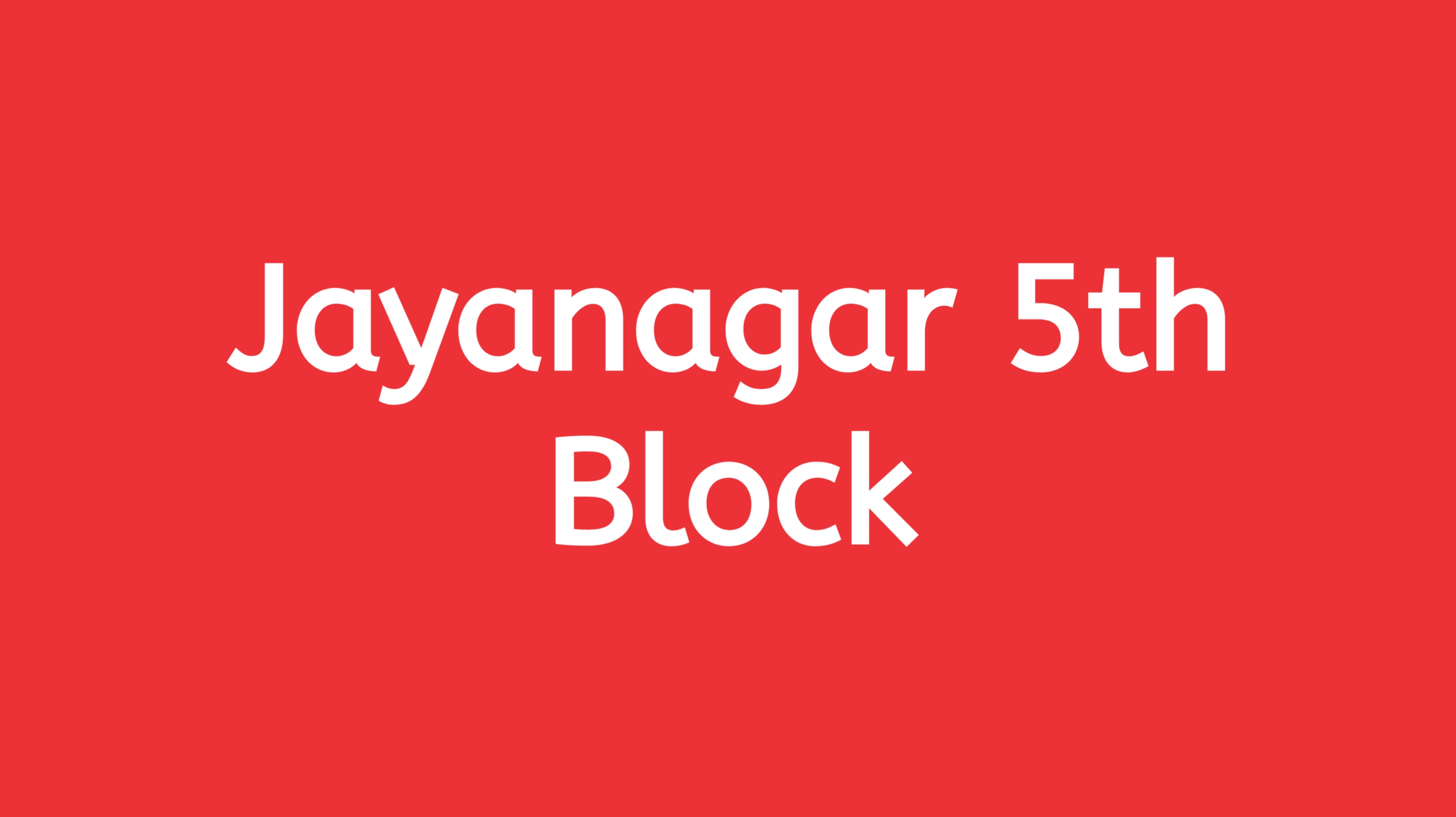 StayFit -Jayanagar 5th Block