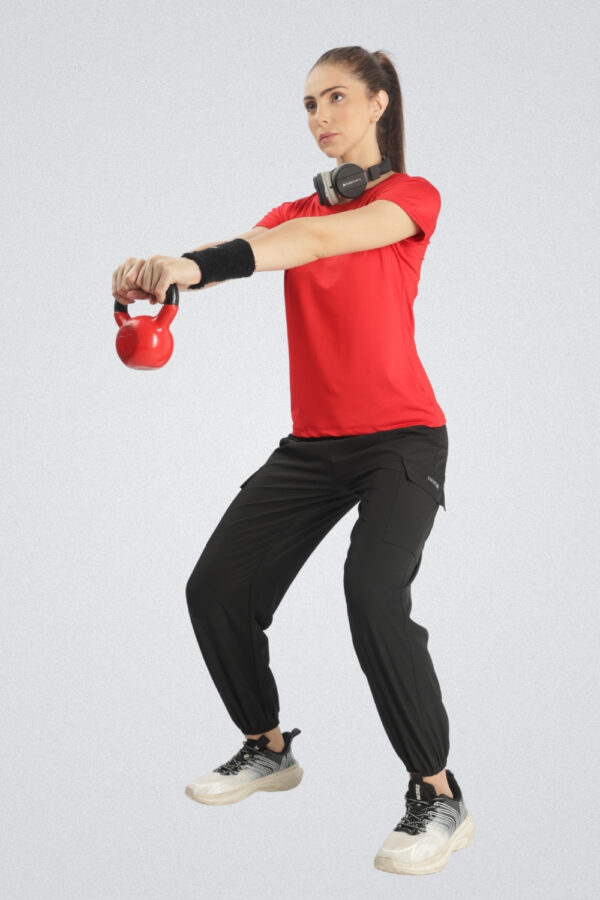 Gym & Sports T Shirt Women Red