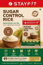Stayfit Sugar Control Rice – Sona Masoori, lab-tested low glycemic, whole grain 100% natural, pesticide-free, diabetes- friendly, supports healthy weight & blood sugar – 4.5Kg - Image 3