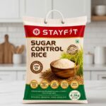 Stayfit Sugar Control Rice – Sona Masoori, lab-tested low glycemic, whole grain 100% natural, pesticide-free, diabetes- friendly, supports healthy weight & blood sugar – 4.5Kg