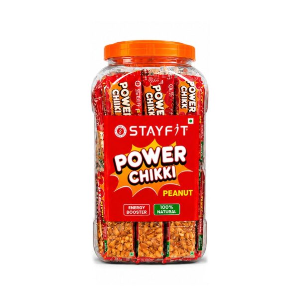 Power Chikki – Peanut 15 Gram | Crunchy, Healthy, and Delicious | No Added Preservatives and Colours | Made with Jaggery and protein  peanuts